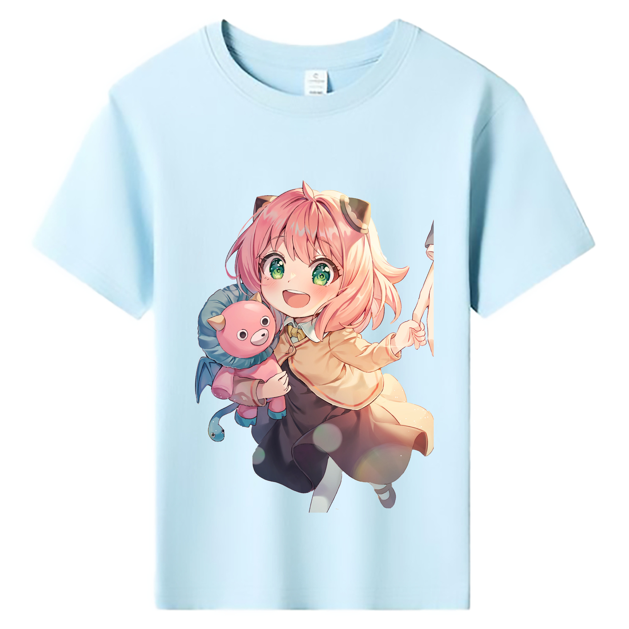 （画像用） SPY×FAMILY间谍家家酒 綿100％キッズTシャツ（フロントプリント）